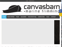 Tablet Screenshot of canvasbarn.com